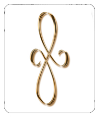 DF35-601-BZ-WT Bronze Scroll White